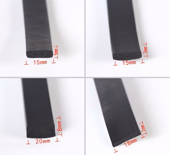 防水粘着スポンジゴム発泡ドアシールストリップ/押出EPDMストリップ