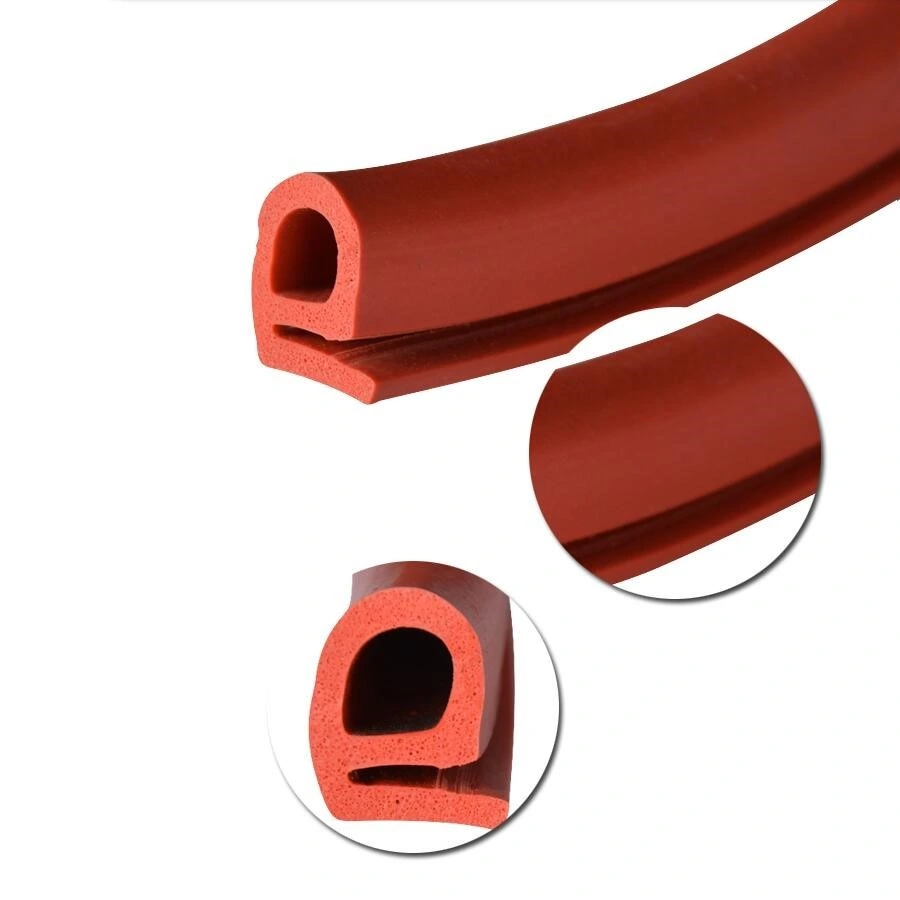 Vulcanized E Shape Silicone Sponge Rubber Seal