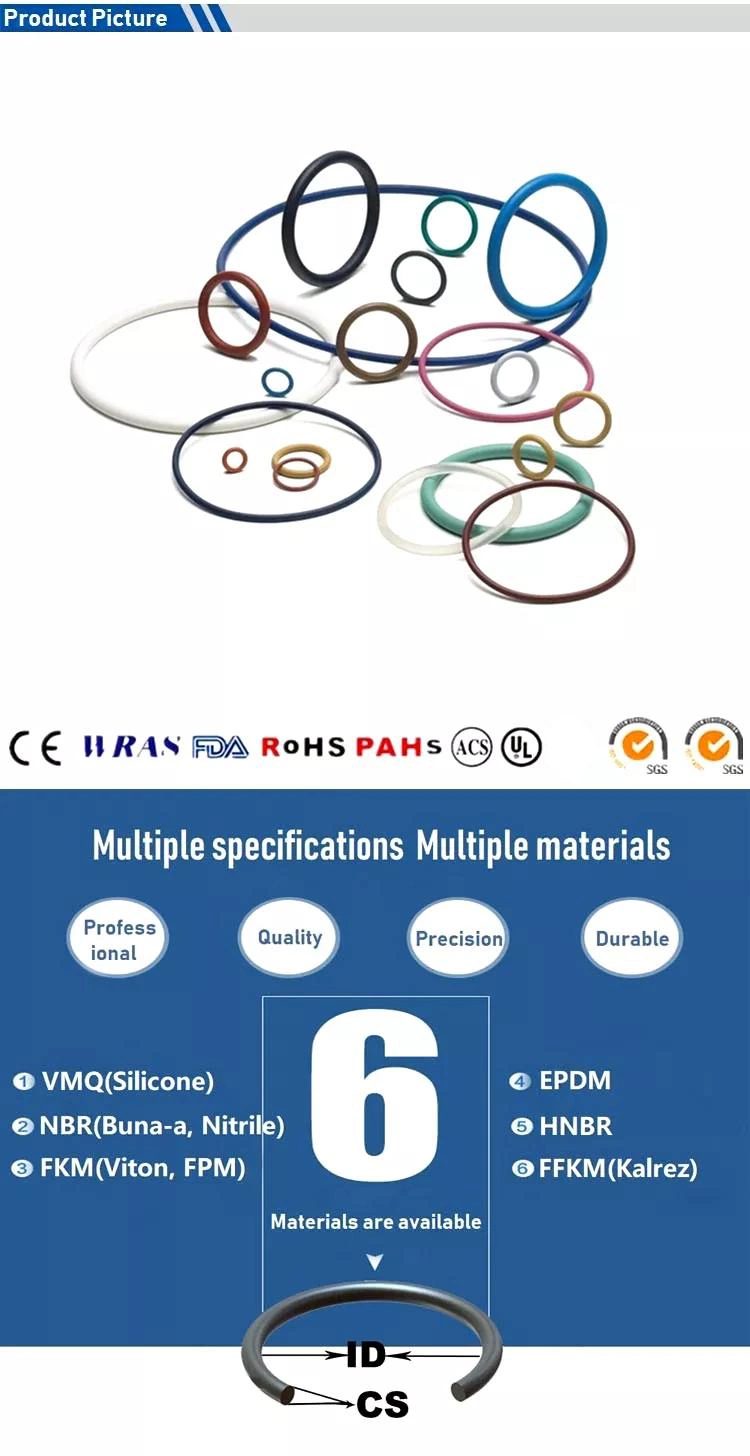 Rubber O Ring Seals FKM NBR HNBR EPDM Silicone O-Ring Sealing